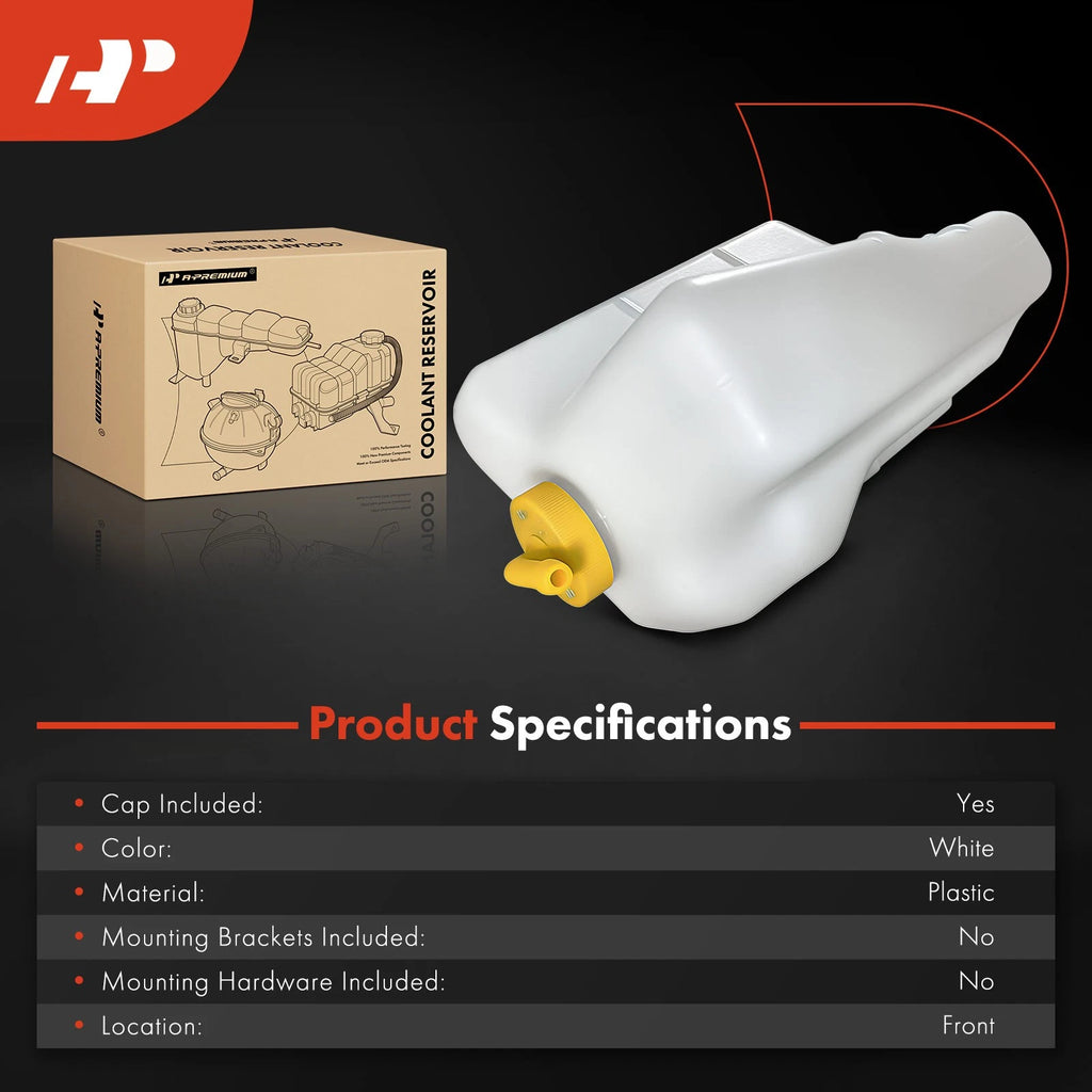 Radiator Coolant Reservoir with Cap for Honda Accord (2008–2012)