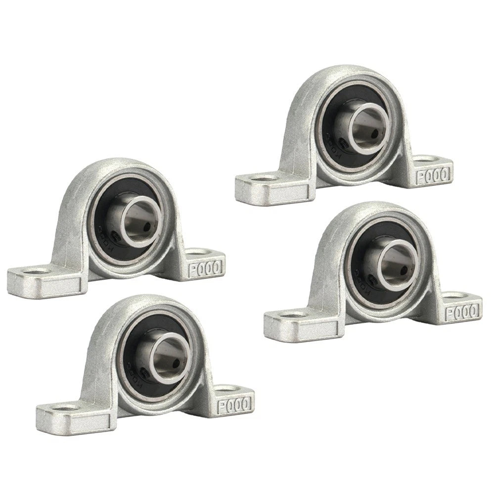 Set of 4 KP000 Block Bearings for Pillow Block Ball Shaft Spherical Roller