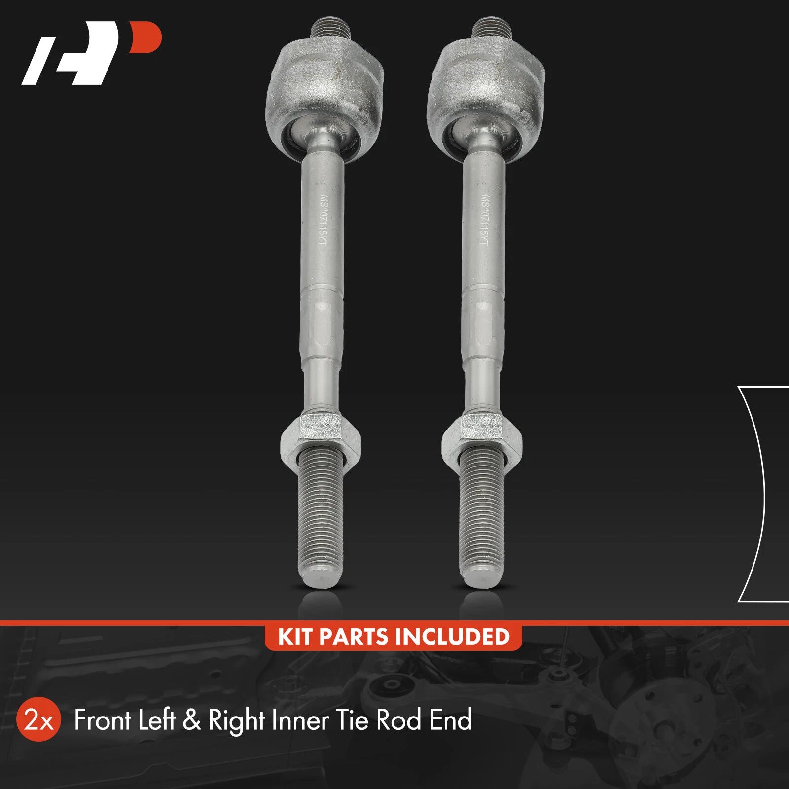 2X Front Inner Tie Rod End for Mercedes-Benz A220 A250 (2019–2022)
