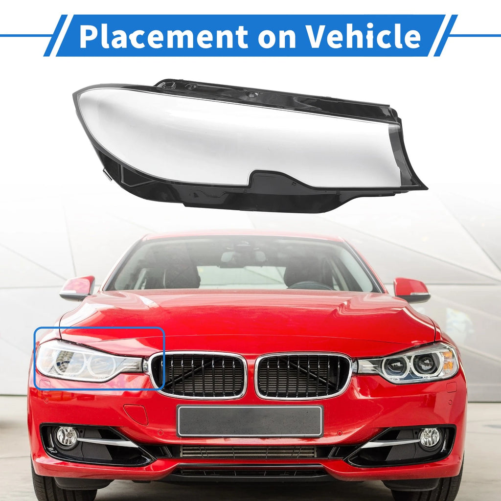 1 Pc Headlight Lens Cover for BMW 330i (2019–2021) No. 63118496160