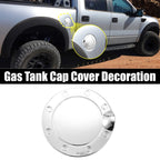 Fuel Tank Cover Door for Ford F-150 (2015–2020) Silver Tone
