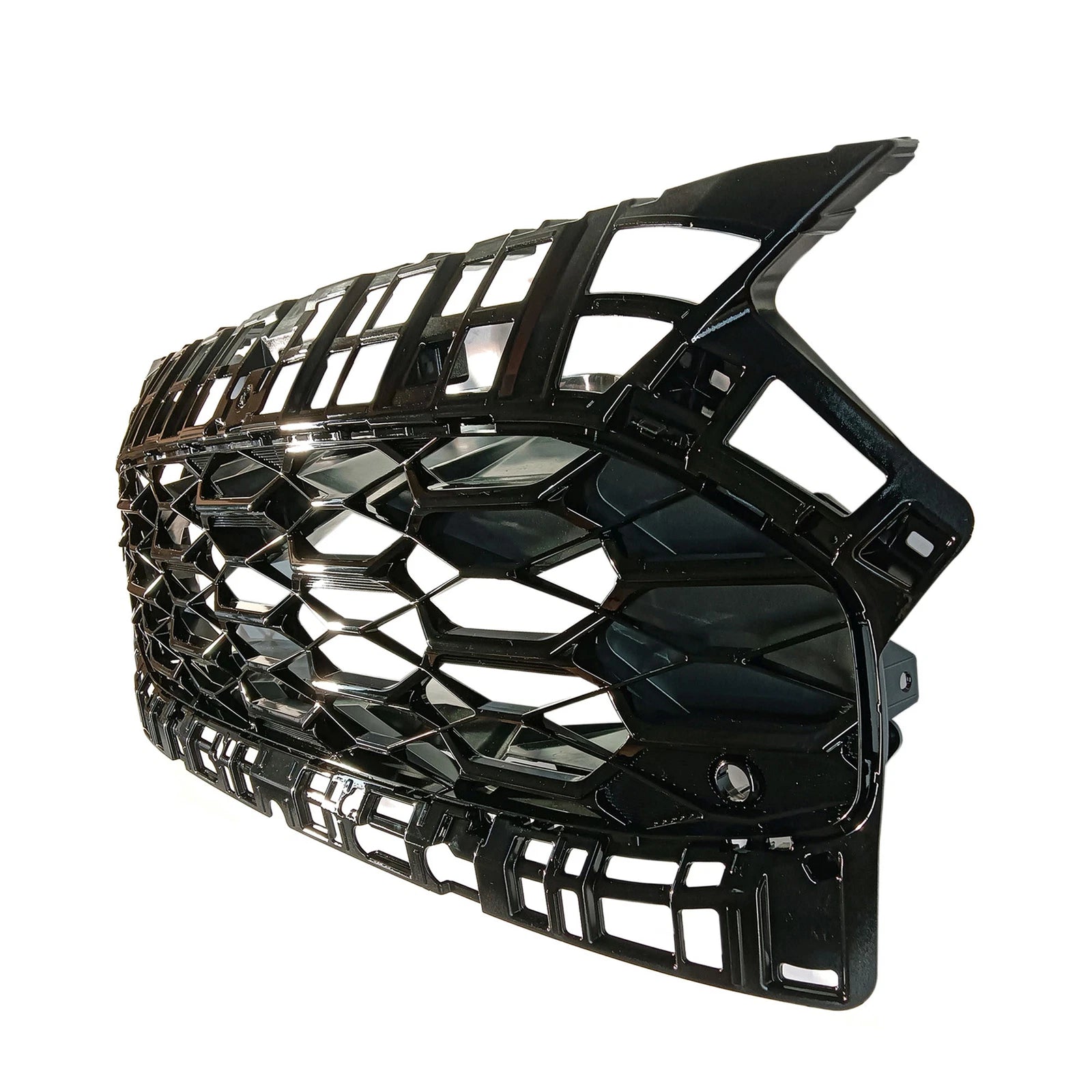 Front Bumper Upper Glossy Black Honeycomb Grill for Honda HR-V (2023)