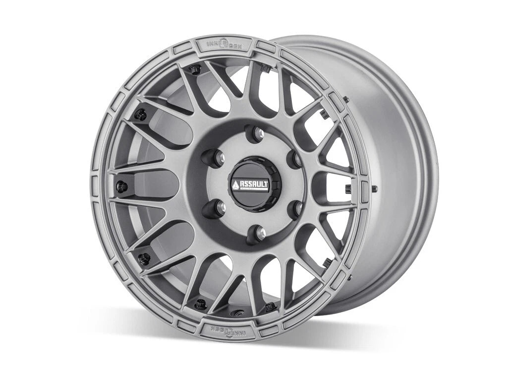 7" Matte Titanium Hellfire Wheels for Assault Industries (2015–2023)
