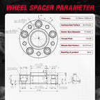 1.25 Inch Hubcentric Wheel Spacers for Jeep Wrangler Grand Cherokee (2007–2023)