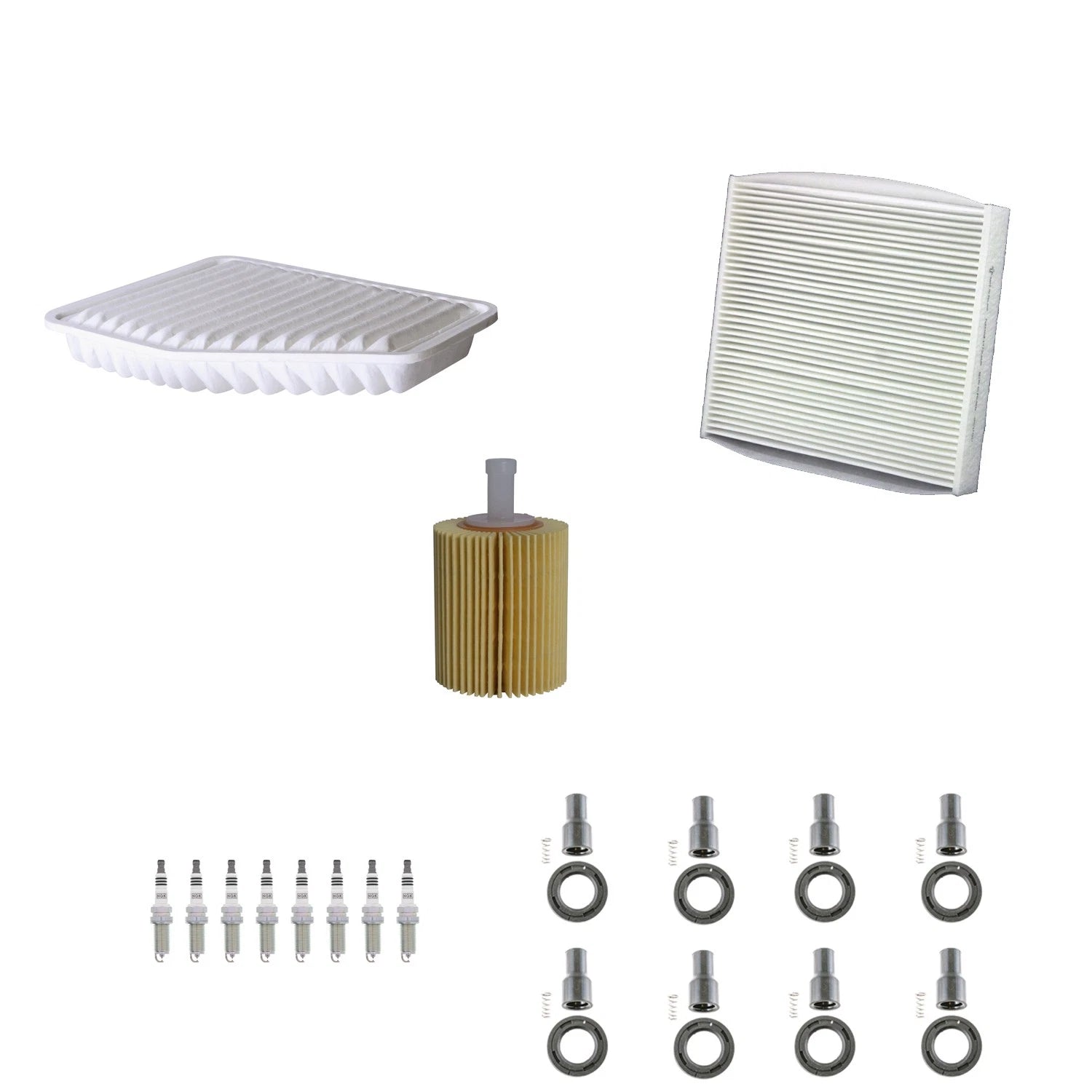 Tune Up Kit with 6 NGK Spark Plugs & Boots for Lexus GS300 GS450h (1998–2019)