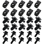 Undertray-Cover Clips / Metal Bolt Fixed Nut Clamp Kit for Nissan Qashqai