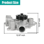 Water Pump for Dodge Charger Challenger Durango Jeep Chrysler 300 (2011-2024)