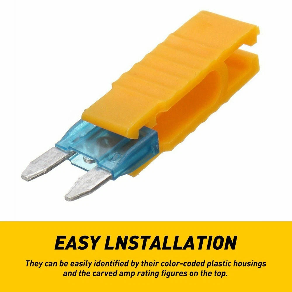 220 pc Assorted Car Fuses for Auto Replacement (Regular Size Blade)