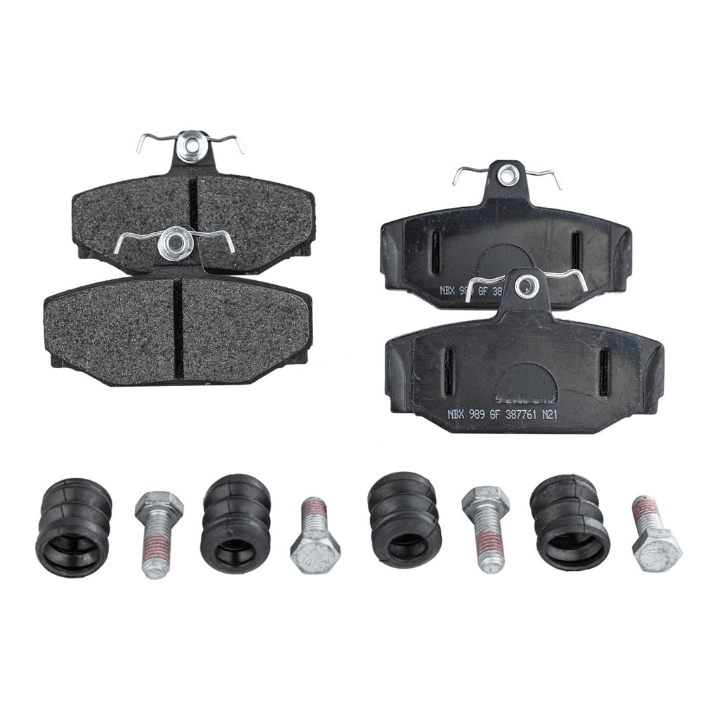 Set of 4 Semi-Metallic Brake Pads for Volvo V70 AWD (1998–2000)