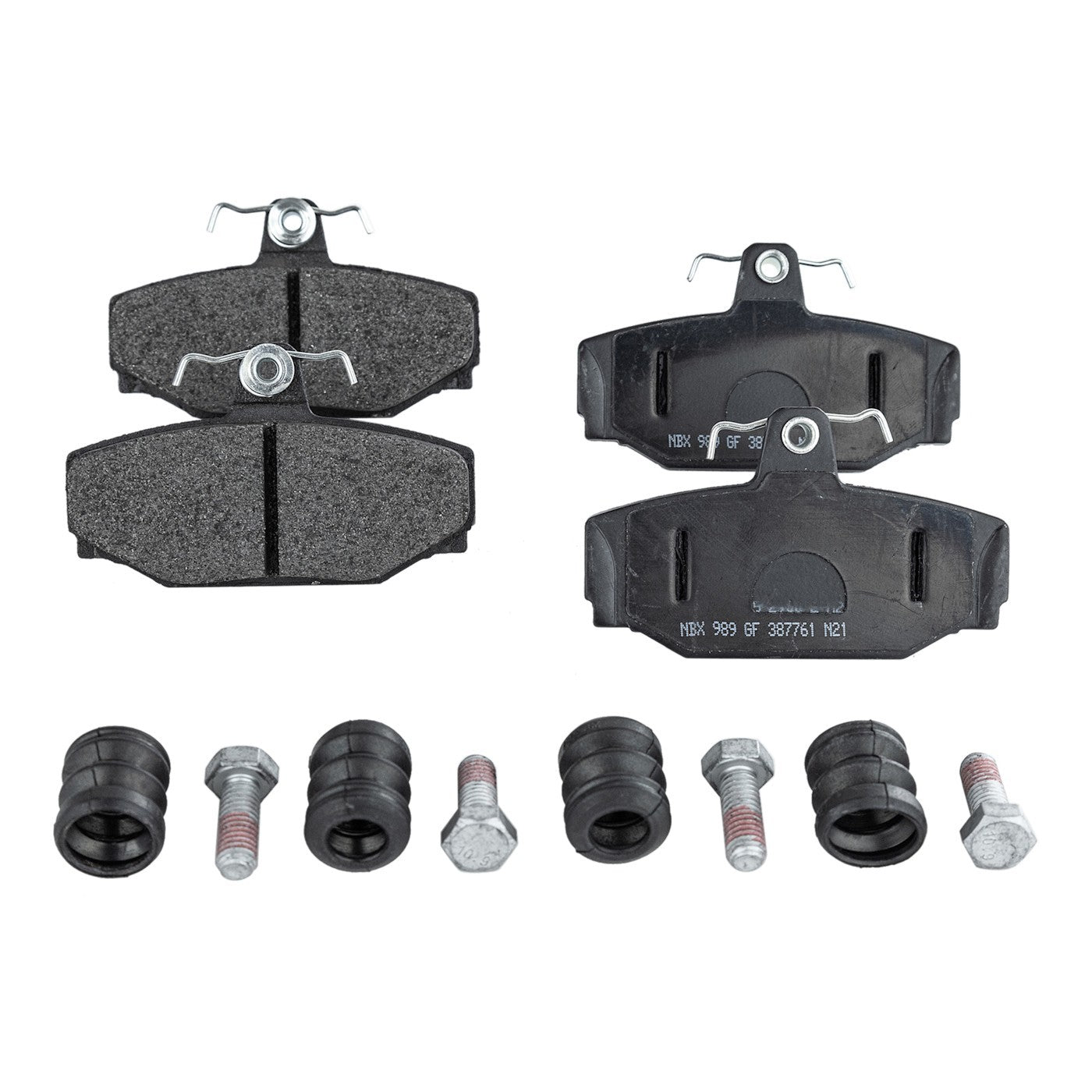 Set of 4 Semi-Metallic Brake Pads for Volvo V70 AWD (1998–2000)