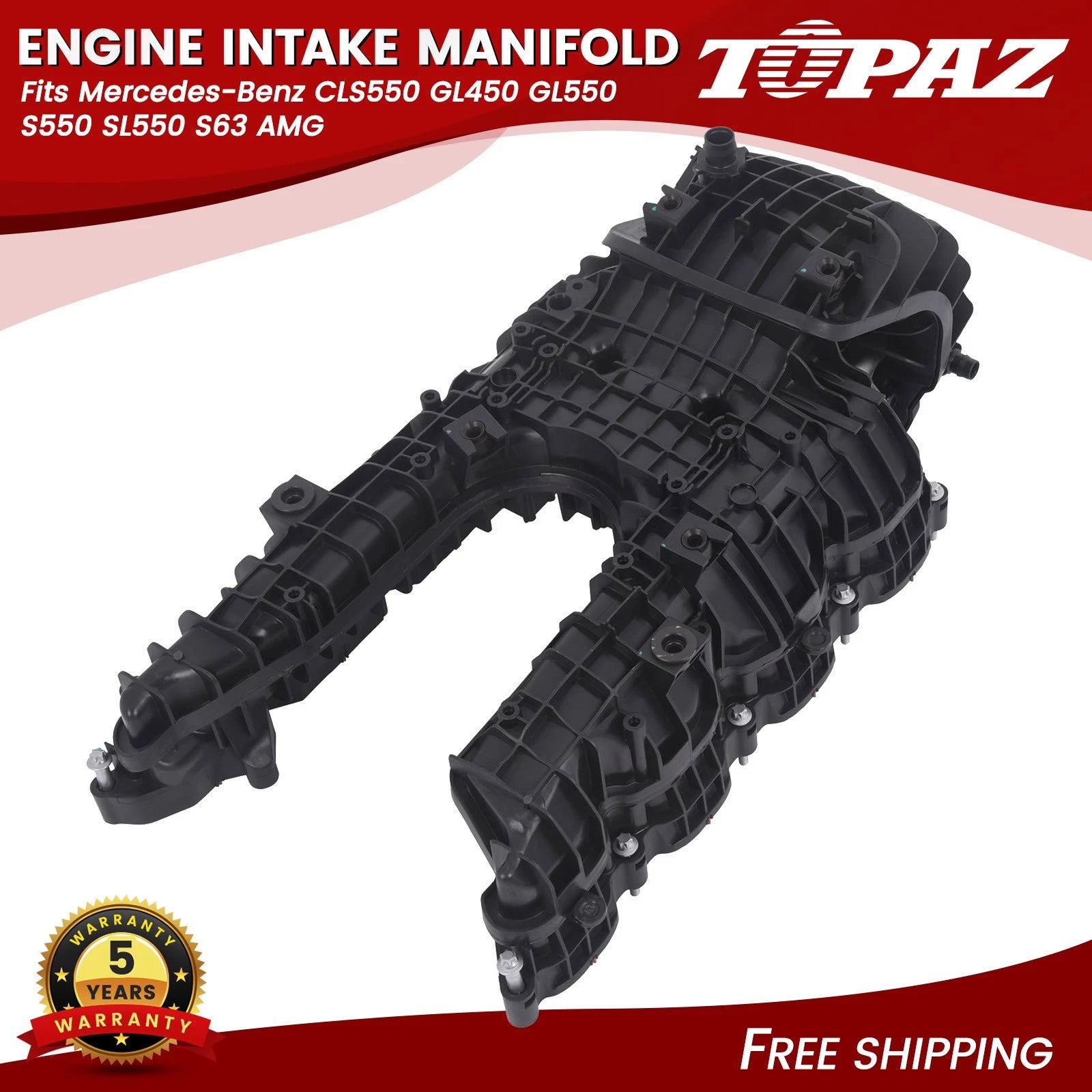Intake Manifold for Mercedes-Benz CLS550 GL450 GL550 S550 SL550 S63 AMG (2007–2018)
