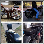Rear Fender Passenger Pillion Pad Seat for Harley XL883 (2004–2023)