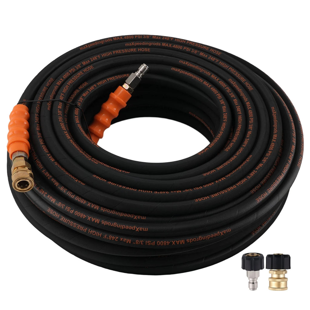 150 Feet Pressure Washer Hose with M22-14mm Quick Connect 4800PSI