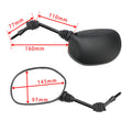 Mirror Set for Piaggio TPH NRG MC3 Typhoon NTT SKR Zip 50cc (8mm)