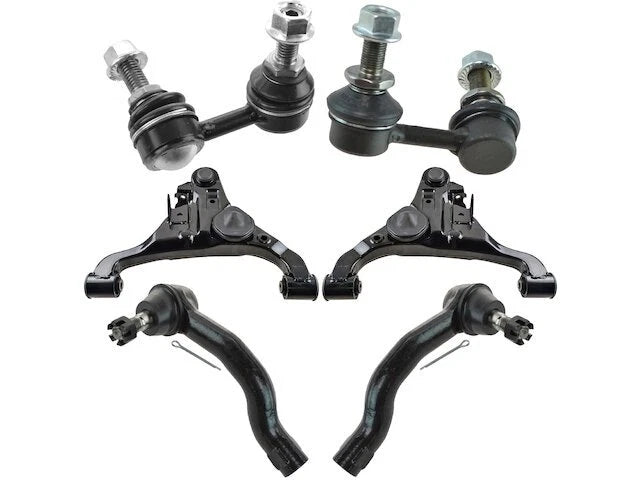 Front Control Arm Ball Joint Tie Rod Sway Bar Link Kit for Equator (2009–2012)