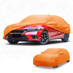 Waterproof Car Cover for Honda Civic (210D-PU, Orange)