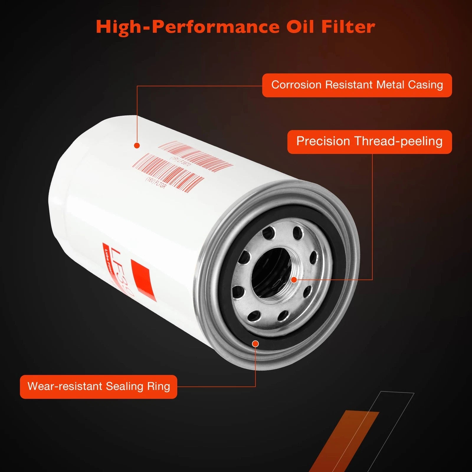 2X Oil Filter for Cummins ISB QSB 5.9 6.7 Diesel
