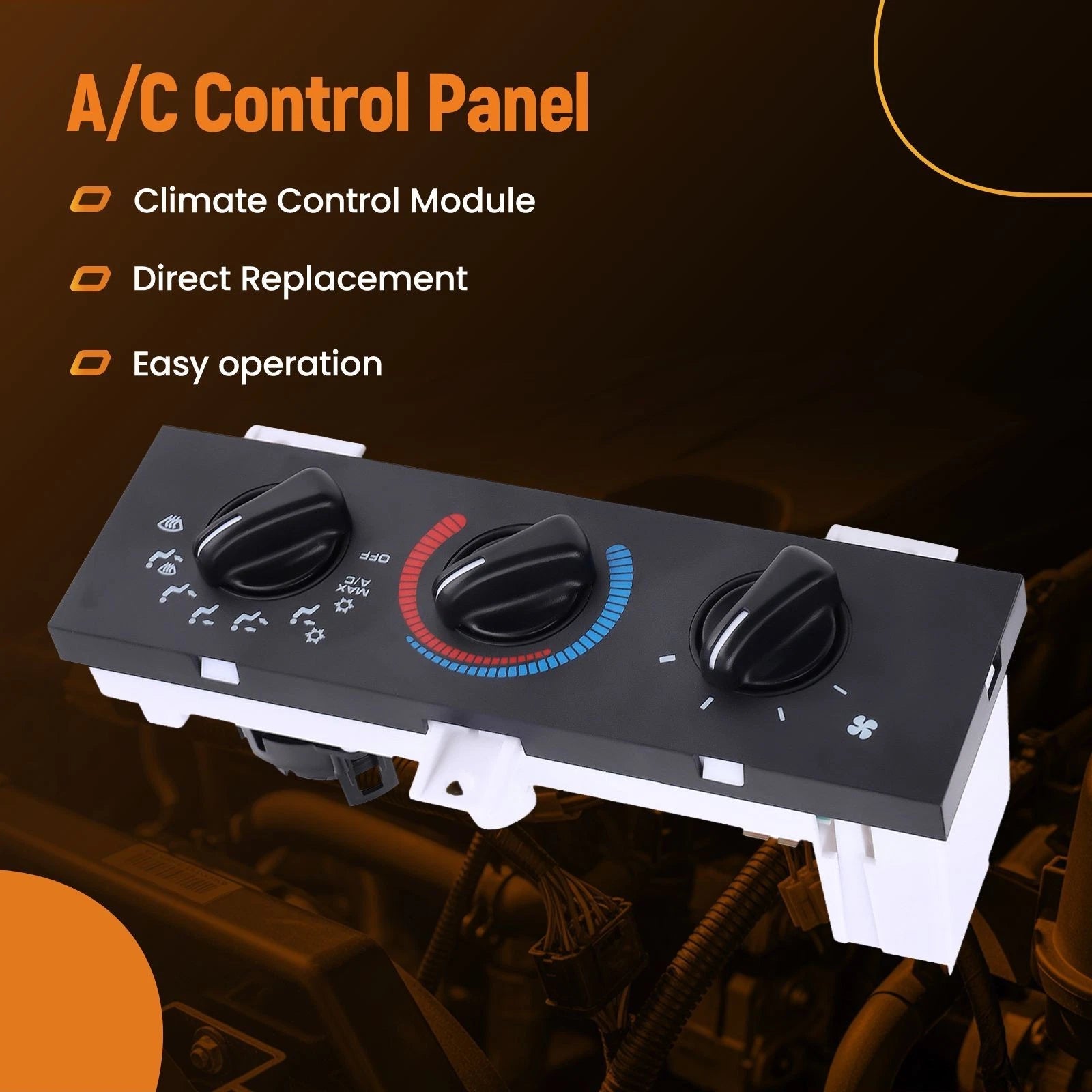 Rebuilt A/C Heater Control for Ram Van (1998–2003) 55055459AA