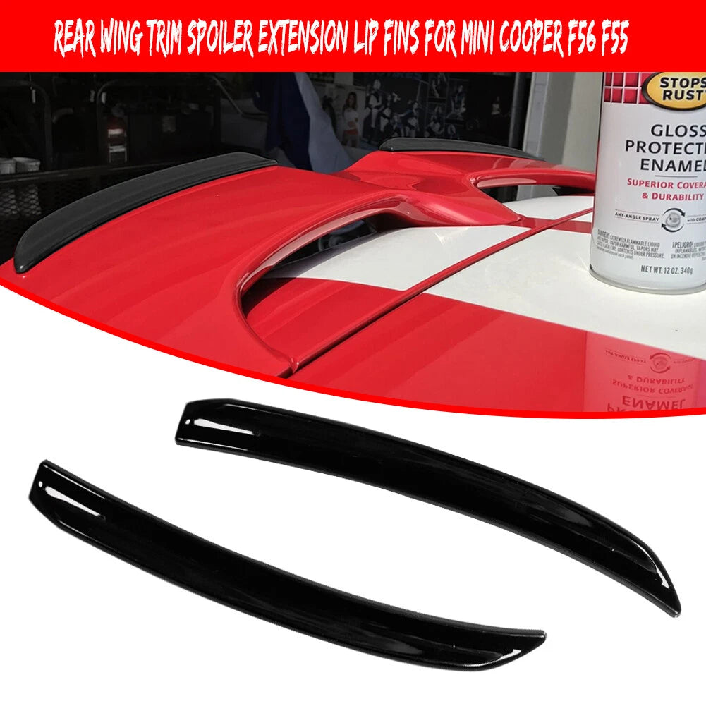 Gloss Black Rear Roof Spoiler for MINI Cooper (2015–Present)