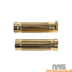 1'' Hand Grips for Harley Honda Suzuki Kawasaki Chopper Cafe Racer - Brass