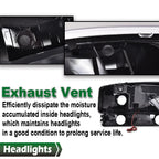 LED DRL Headlights Bumper Lamps for GMC Sierra/Yukon (1999–2007)