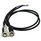 12V Red LED Motorcycle Handlebar Switch - Waterproof