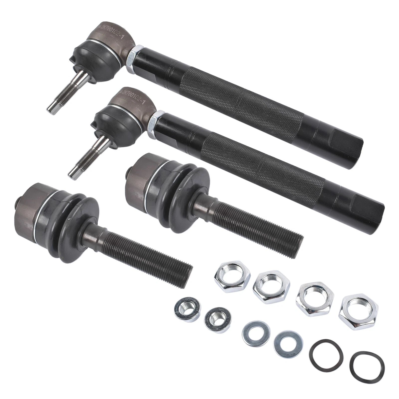 Set of 4 Front Tie Rods for Chevy Silverado GMC Sierra 1500 2500 (1999–2007)