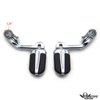 5" Slipstream Highway Foot Peg Rubber Kit for Harley Sportster Dyna (1.25" 1 1/4")