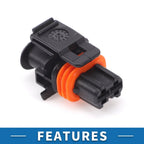2 x Pin Common Rail Diesel Injector Connector for Mercedes-Benz (2000-2023)