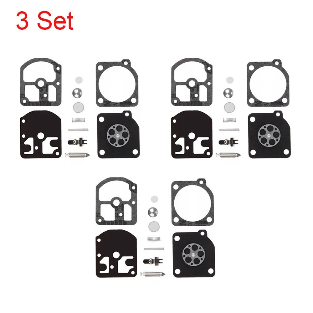 Set of 3 Carburetor Repair Kits for Stihl 010 011 011AV (C1S-S1A, C1S-S1B)