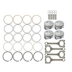 Set of 4 Piston & Rings Connecting Rod Kit for Kia Forte, Hyundai Tucson (2014–2017)