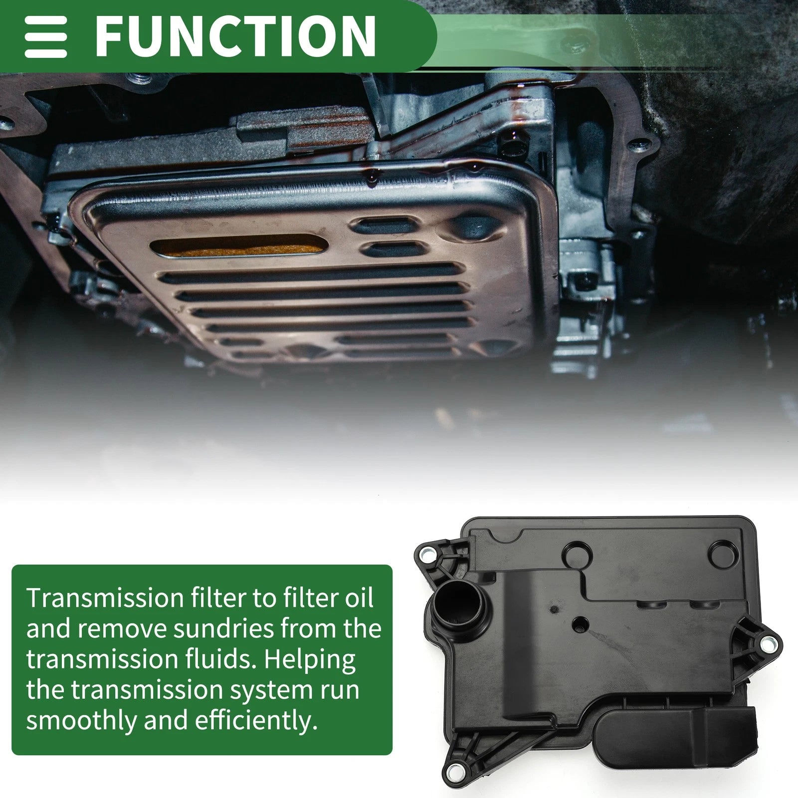 2X Automatic Transmission Filter No.3533026010 for Toyota Hiace (AC60F/TRH221)