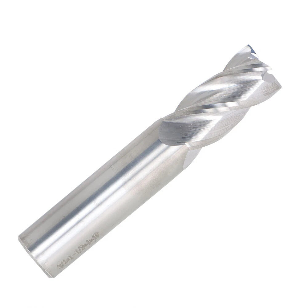 Carbide End Mill 3/4" 4 Flute 1-1/2" Cut Length 4" Overall Length