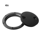 Round Marine Inspection Hatch for Wet Conditions
