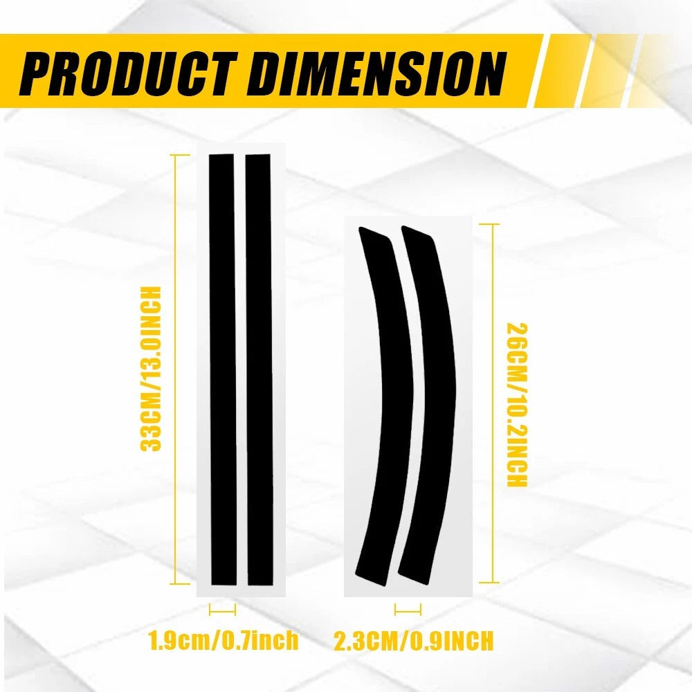 Set of 4 Smoke Side Markers for Corvette C7 (2014–2019)