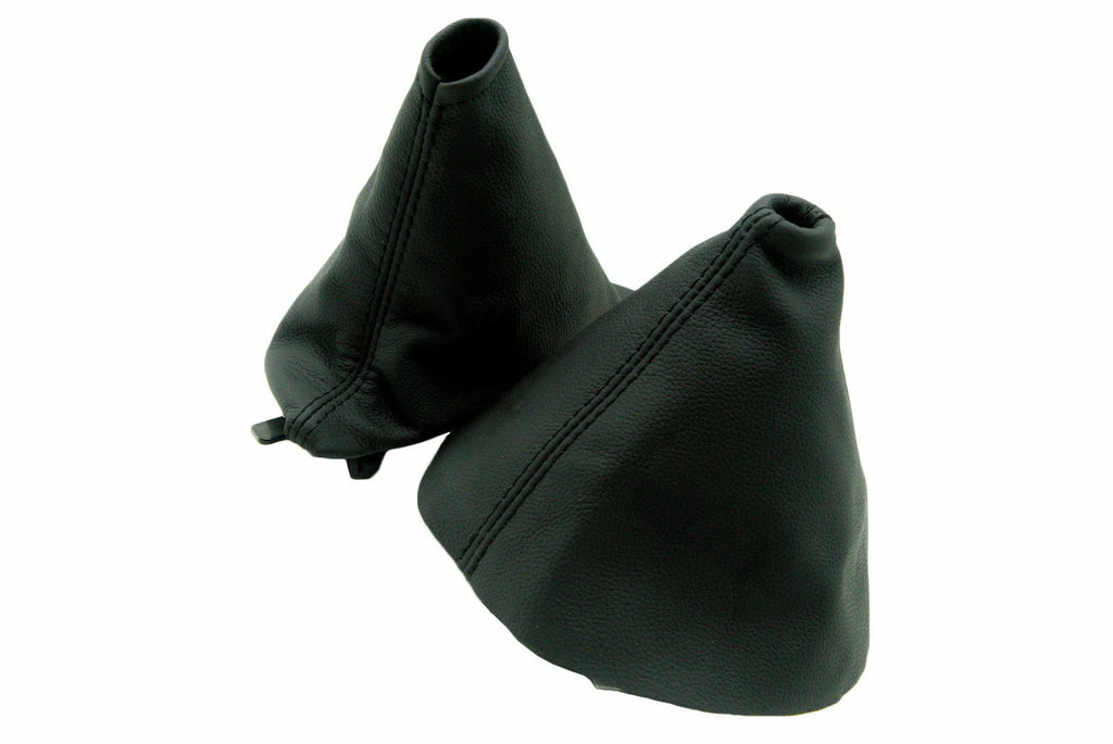 Manual & E Brake Boot Set for Mazda Miata MX5 (2006–2013) Black PVC Leather
