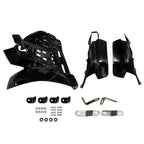 Set of 2 Black Front & Rear Fenders for Honda TRX250R (1986–1989)