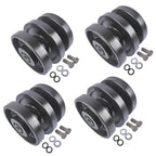 Set of 4 Bottom Rollers for Bobcat Skid Steer Loader (T140–T550)