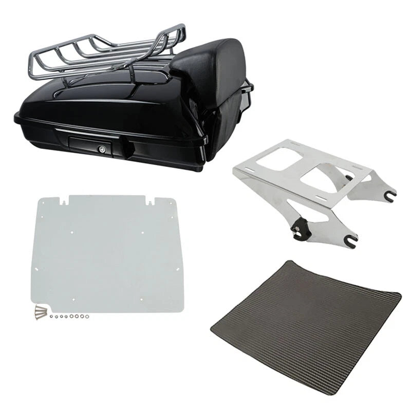 Trunk Backrest Mount Plate for Harley Touring Road Street Glide (2014–2026)