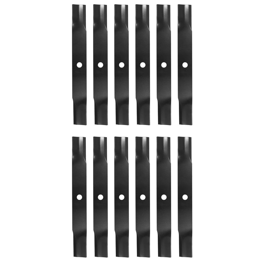 12 Mower Blades for John Deere 737 757 777 797 (60" Decks) #M131958 #TCU15881