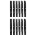 12 Mower Blades for John Deere 737 757 777 797 (60" Decks) #M131958 #TCU15881