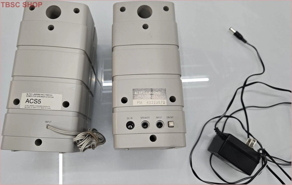 Altec Lansing ACS5 Multimedia Speakers with Power Supply (TESTED)