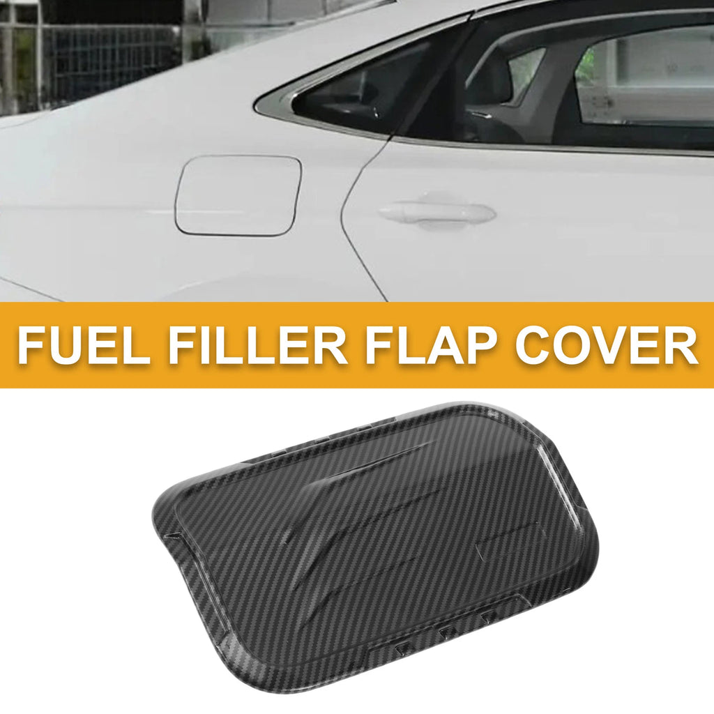 Fuel Tank Door Cap for Toyota Prado (2024–2025) Carbon Fiber Black