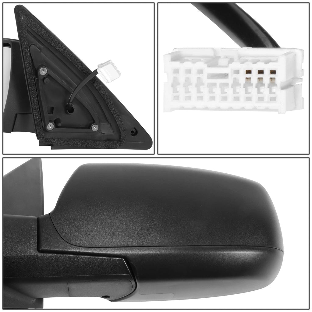 Driver Left Power Side Door Mirror Glass for Kia Sorento (2011–2013)