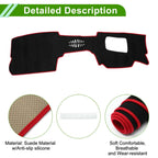 Dashboard Cover Mat for Mazda CX-30 (2020–2024) Sun Protector Black Red