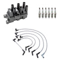 Denso Ignition Coil Wires & 6 NGK Platinum Spark Plugs Kit for Sable V6 (1996–2005)
