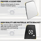 Heated Mirror Glass Upper Right Passenger Side for Ford Transit-150 (2015–2022)
