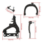 10X Front Control Arms Suspension Kit for Chevrolet Trailblazer (2004–2007)