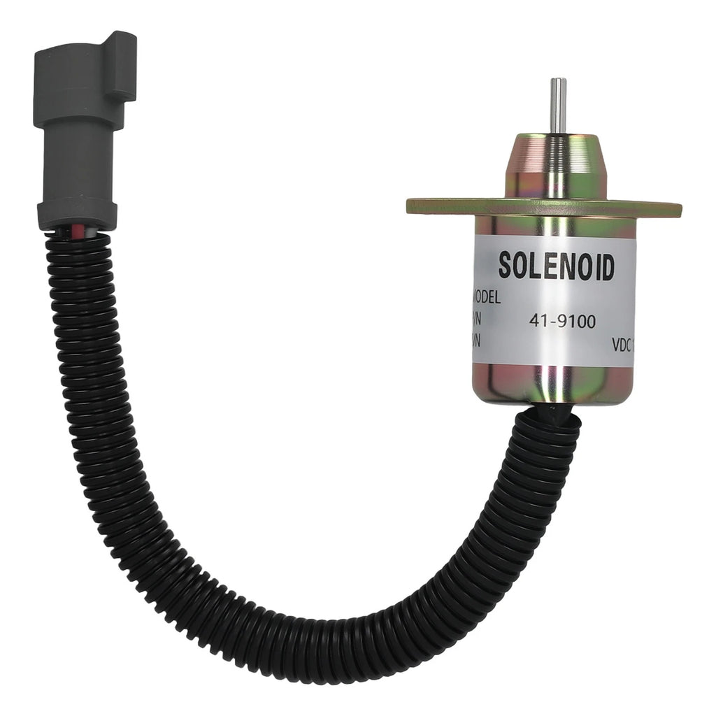12V Fuel Shut Off Solenoid for Yanmar 482/486 (4TNE84, 4TNE88) 41-9100, 41-7886