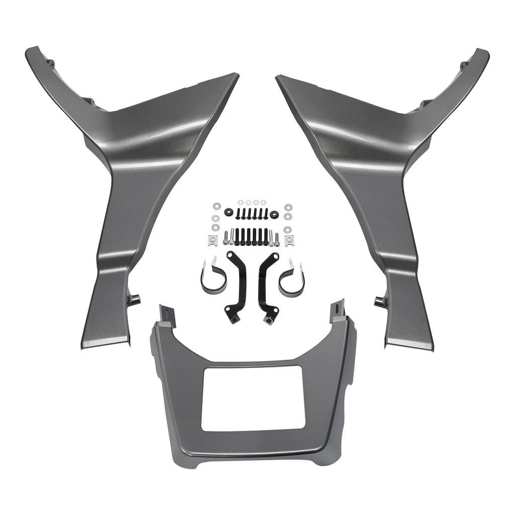 Fairing Spoilers Cover for Harley Touring Road Glide (2017–2024) Billet Silver